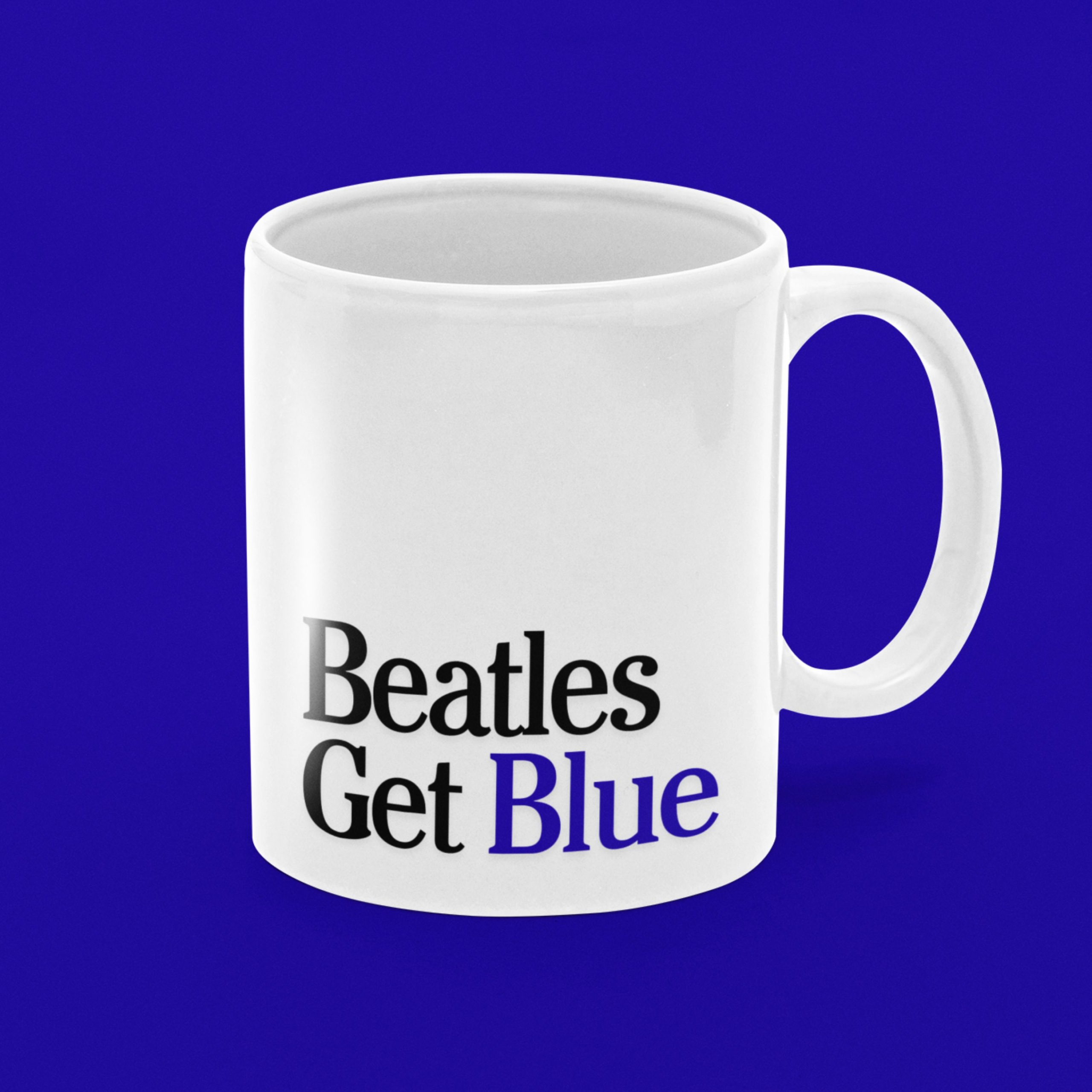 Beatles Get Blue mug